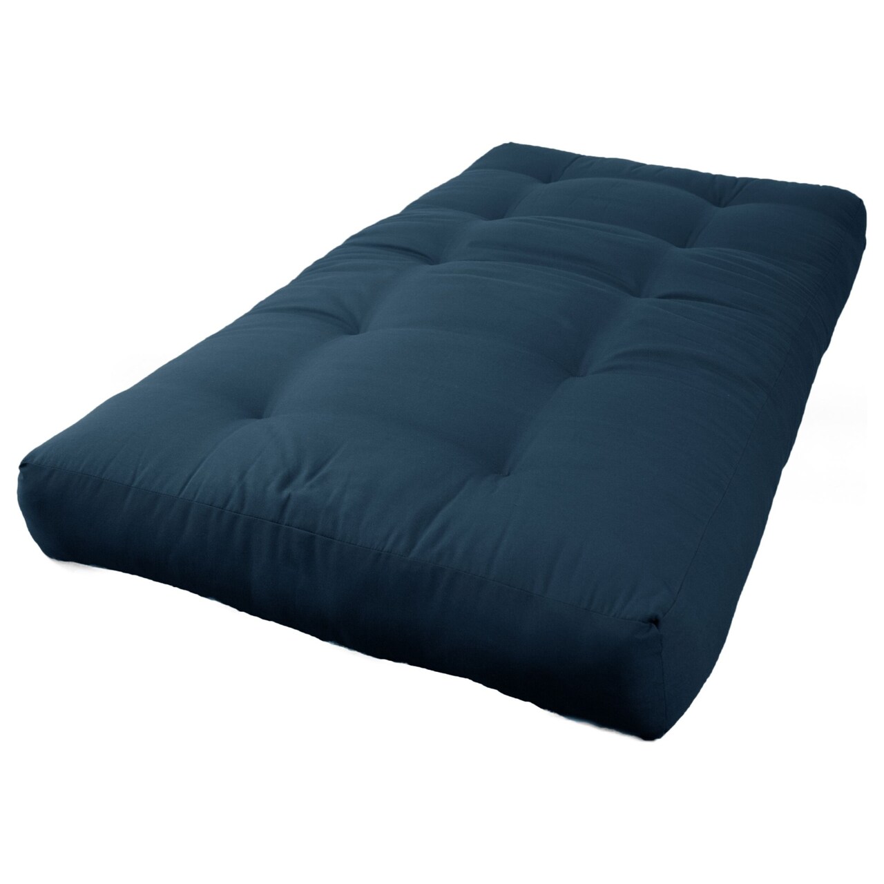 Blazing Needles Renewal 7-inch Twill Twin-size Futon Mattress - Indigo - Indigo